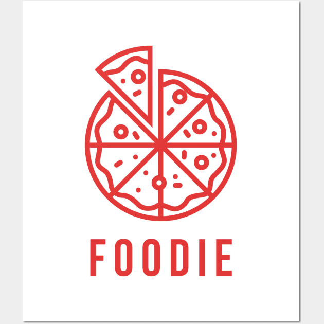 Pizza Foodie - Food Lover Wall Art by Ivanapcm